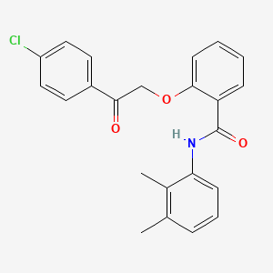 2-[2-(4-chlorophenyl)-2-oxoethoxy]-N-(2,3-dimethylphenyl)benzamide