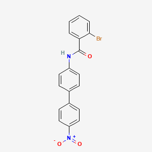 molecular formula C19H13BrN2O3 B3616111 2-bromo-N-(4'-nitro-4-biphenylyl)benzamide 