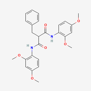 2-benzyl-N,N'-bis(2,4-dimethoxyphenyl)malonamide