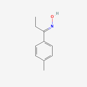 molecular formula C10H13NO B3616247 1-(4-methylphenyl)-1-propanone oxime 