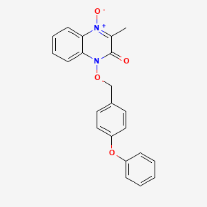 3-methyl-1-[(4-phenoxybenzyl)oxy]-2(1H)-quinoxalinone 4-oxide