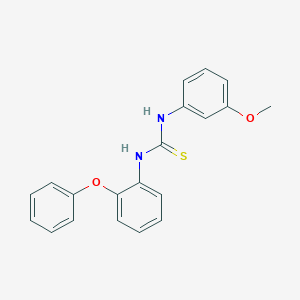 N-(3-methoxyphenyl)-N'-(2-phenoxyphenyl)thiourea