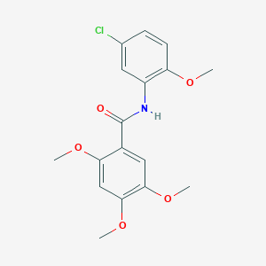 N-(5-chloro-2-methoxyphenyl)-2,4,5-trimethoxybenzamide