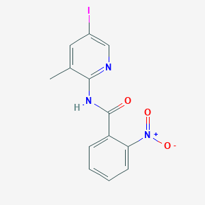 N-(5-iodo-3-methyl-2-pyridinyl)-2-nitrobenzamide