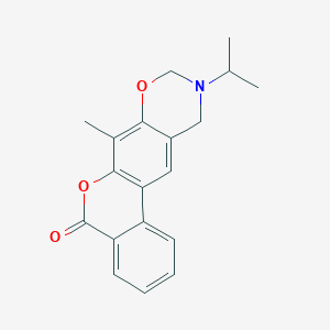 7-Methyl-10-propan-2-yl-9,11-dihydroisochromeno[4,3-g][1,3]benzoxazin-5-one
