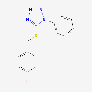 5-[(4-iodobenzyl)thio]-1-phenyl-1H-tetrazole