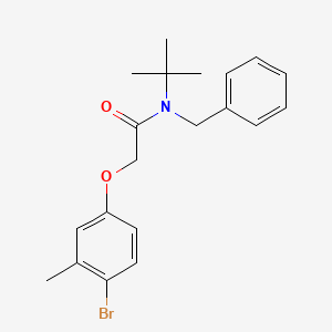 N-benzyl-2-(4-bromo-3-methylphenoxy)-N-(tert-butyl)acetamide