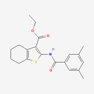 ethyl 2-[(3,5-dimethylbenzoyl)amino]-4,5,6,7-tetrahydro-1-benzothiophene-3-carboxylate