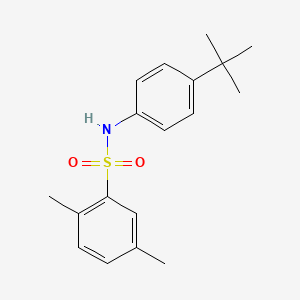 N-(4-tert-butylphenyl)-2,5-dimethylbenzenesulfonamide