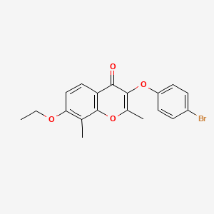 3-(4-bromophenoxy)-7-ethoxy-2,8-dimethyl-4H-chromen-4-one