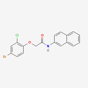 2-(4-bromo-2-chlorophenoxy)-N-2-naphthylacetamide