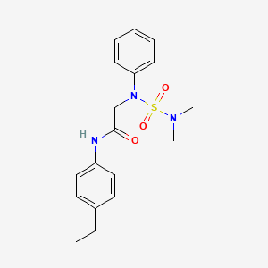 N~2~-[(dimethylamino)sulfonyl]-N~1~-(4-ethylphenyl)-N~2~-phenylglycinamide