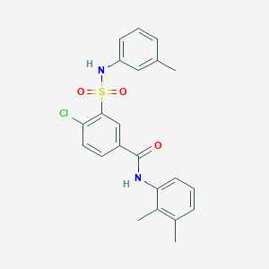 4-chloro-N-(2,3-dimethylphenyl)-3-{[(3-methylphenyl)amino]sulfonyl}benzamide