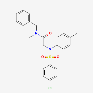 N~1~-benzyl-N~2~-[(4-chlorophenyl)sulfonyl]-N~1~-methyl-N~2~-(4-methylphenyl)glycinamide