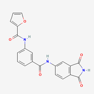 N-(3-{[(1,3-dioxo-2,3-dihydro-1H-isoindol-5-yl)amino]carbonyl}phenyl)-2-furamide