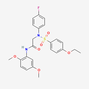 N~1~-(2,5-dimethoxyphenyl)-N~2~-[(4-ethoxyphenyl)sulfonyl]-N~2~-(4-fluorophenyl)glycinamide