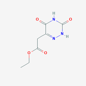 B361817 ethyl 2-(3,5-dioxo-2H-1,2,4-triazin-6-yl)acetate CAS No. 63275-62-7
