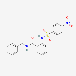 N-benzyl-2-{[(4-nitrophenyl)sulfonyl]amino}benzamide