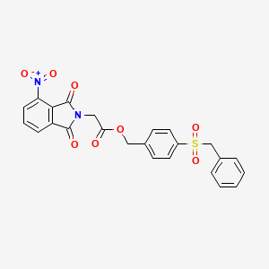 4-(benzylsulfonyl)benzyl (4-nitro-1,3-dioxo-1,3-dihydro-2H-isoindol-2-yl)acetate