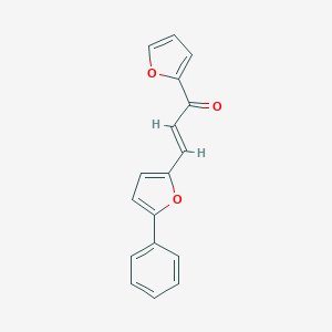 molecular formula C17H12O3 B361838 (E)-1-(furan-2-yl)-3-(5-phenylfuran-2-yl)prop-2-en-1-one CAS No. 40940-98-5
