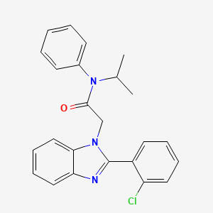 2-[2-(2-chlorophenyl)-1H-benzimidazol-1-yl]-N-isopropyl-N-phenylacetamide