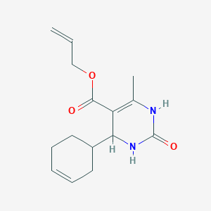 molecular formula C15H20N2O3 B361869 Allyl 4-(3-cyclohexen-1-yl)-6-methyl-2-oxo-1,2,3,4-tetrahydro-5-pyrimidinecarboxylate CAS No. 433950-21-1