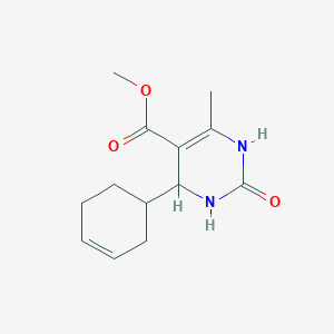 Methyl 6-cyclohex-3-enyl-4-methyl-2-oxo-1,3,6-trihydropyrimidine-5-carboxylate