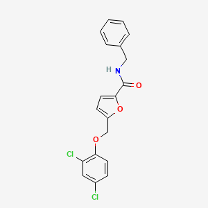 N-benzyl-5-[(2,4-dichlorophenoxy)methyl]-2-furamide