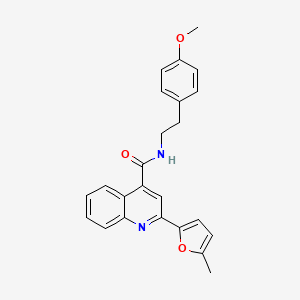 N-[2-(4-methoxyphenyl)ethyl]-2-(5-methyl-2-furyl)-4-quinolinecarboxamide