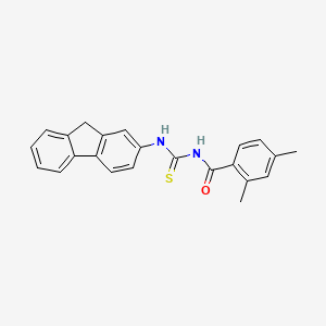 N-[(9H-fluoren-2-ylamino)carbonothioyl]-2,4-dimethylbenzamide