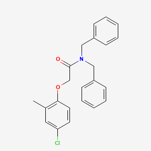 molecular formula C23H22ClNO2 B3618892 N,N-dibenzyl-2-(4-chloro-2-methylphenoxy)acetamide 