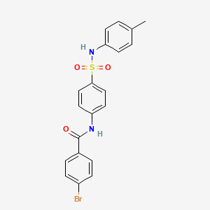 4-bromo-N-(4-{[(4-methylphenyl)amino]sulfonyl}phenyl)benzamide