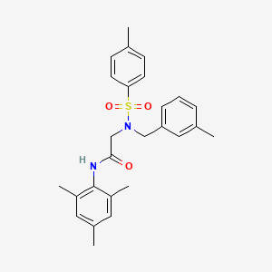 N~1~-mesityl-N~2~-(3-methylbenzyl)-N~2~-[(4-methylphenyl)sulfonyl]glycinamide