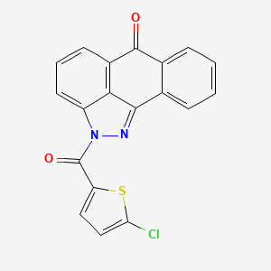 2-[(5-chloro-2-thienyl)carbonyl]dibenzo[cd,g]indazol-6(2H)-one