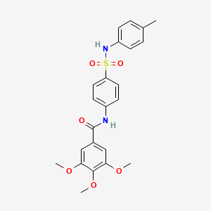 3,4,5-trimethoxy-N-(4-{[(4-methylphenyl)amino]sulfonyl}phenyl)benzamide