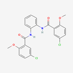 N,N'-1,2-phenylenebis(5-chloro-2-methoxybenzamide)