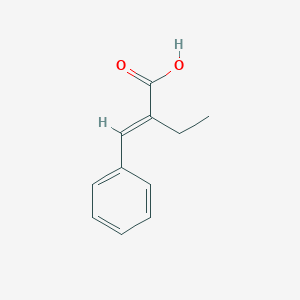 molecular formula C11H12O2 B361942 (2E)-2-(苯甲亚甲基)丁酸 CAS No. 26197-64-8