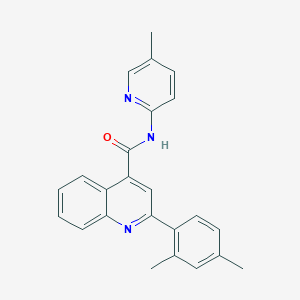 2-(2,4-dimethylphenyl)-N-(5-methylpyridin-2-yl)quinoline-4-carboxamide