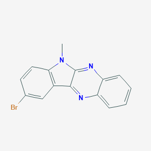 molecular formula C15H10BrN3 B361959 9-溴-6-甲基-6H-吲哚[2,3-b]喹喔啉 CAS No. 91658-77-4