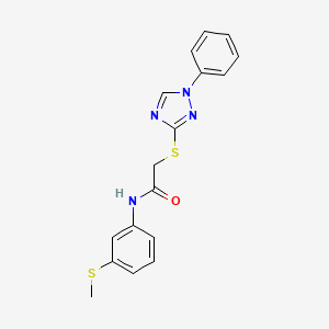 N-[3-(methylthio)phenyl]-2-[(1-phenyl-1H-1,2,4-triazol-3-yl)thio]acetamide