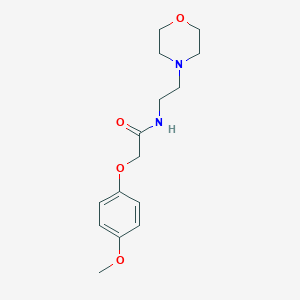 2-(4-methoxyphenoxy)-N-[2-(morpholin-4-yl)ethyl]acetamide