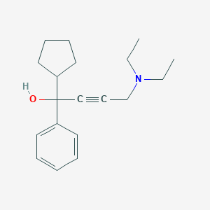 molecular formula C19H27NO B361976 1-Cyclopentyl-4-(diethylamino)-1-phenyl-2-butyn-1-ol CAS No. 371959-12-5