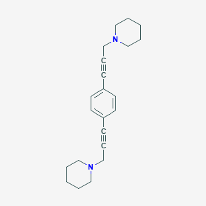 {3-[4-(3-Piperidylprop-1-ynyl)phenyl]prop-2-ynyl}piperidine