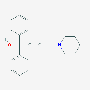 4-Methyl-1,1-diphenyl-4-piperidin-1-yl-pent-2-yn-1-ol