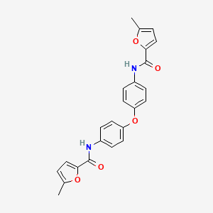 5-METHYL-N-{4-[4-(5-METHYLFURAN-2-AMIDO)PHENOXY]PHENYL}FURAN-2-CARBOXAMIDE