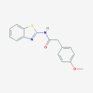 N-(1,3-benzothiazol-2-yl)-2-(4-methoxyphenyl)acetamide