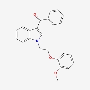 3-BENZOYL-1-[2-(2-METHOXYPHENOXY)ETHYL]-1H-INDOLE