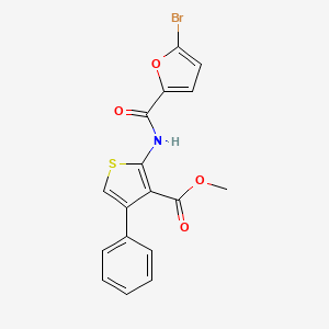 METHYL 2-(5-BROMOFURAN-2-AMIDO)-4-PHENYLTHIOPHENE-3-CARBOXYLATE