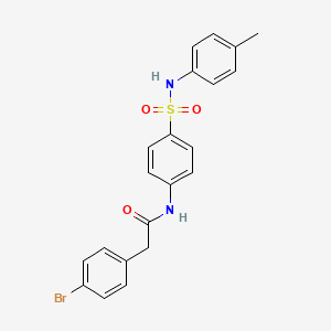 2-(4-bromophenyl)-N-{4-[(4-methylphenyl)sulfamoyl]phenyl}acetamide