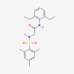 N-(2,6-diethylphenyl)-N~2~-methyl-N~2~-[(2,4,6-trimethylphenyl)sulfonyl]glycinamide